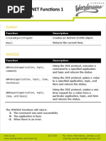 Quick Reference - QuickScript NET Functions 1 Rev A