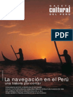 Caceta Cultural Del Perú - Navegación en El Perú