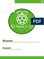 Sonic Pi Workbook