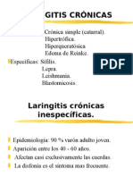 Laringitis Cronicas