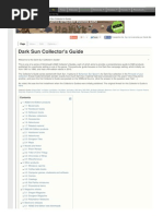 Download Dark Sun Collectors Guide by Celes Nubes SN233683415 doc pdf