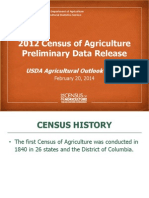 2012 Census of Agriculture Prelim Presentation