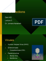 Viral Infections: Dent 452 Dr. Jumana Karasneh