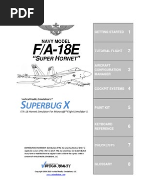 Manual Vrs Fa 18e Superbug X Pdf