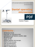 Dental Operating Microscope.