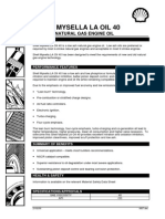 Shell Mysella La Oil 40: Low Ash Natural Gas Engine Oil