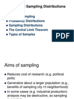 Sampling and Sampling Distributions