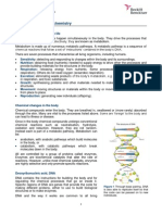 Introduction To Body Chemistry: Processes That Characterise Life