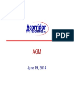AGM2014 Corridor Resources