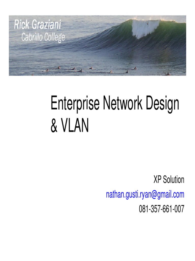 Enterprise Network Design & VLAN Overview | PDF | Network Switch ...