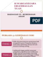 Hak Asasi Warganegara Dalam Perlembagaan Persekutuan