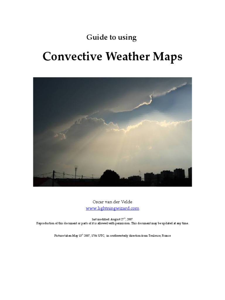 Convective Weather Maps | PDF