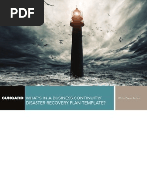 Disaster Recovery Plan Template