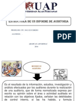 Estructura de Un Informe de Auditoria