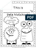 Data Notebook Cover Page