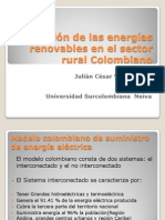 Utilizacion de Las Energias Renovables en El Sector Rural Co