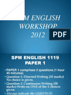 Essay format spm english