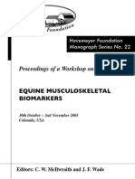 Monograph Series No. 22 - Equine Musculoskeletal Biomarkers