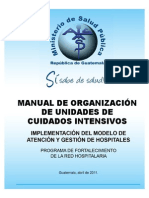 Manual de Organizacion de Unidades de Cuidados Intensivos