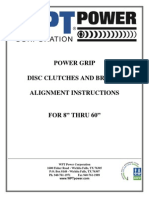 Power Grip Disc Clutches and Brakes Alignment Instructions