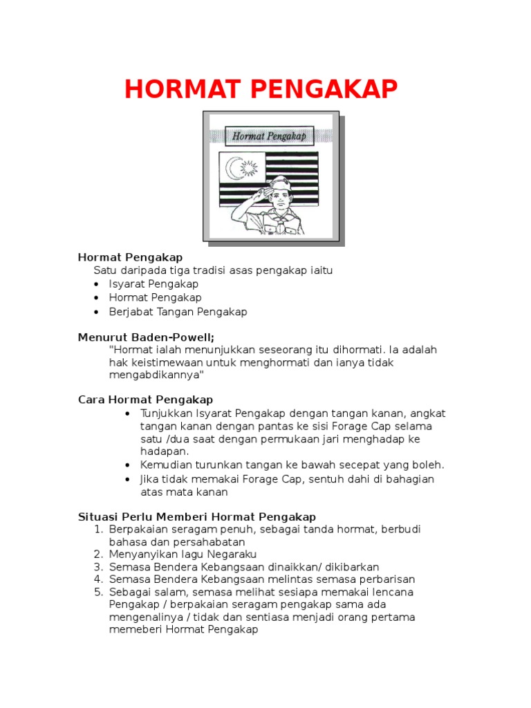 Hormat Pengakap Pdf