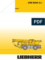 Liebherr mobile crane (1030-2.1) technical specifications
