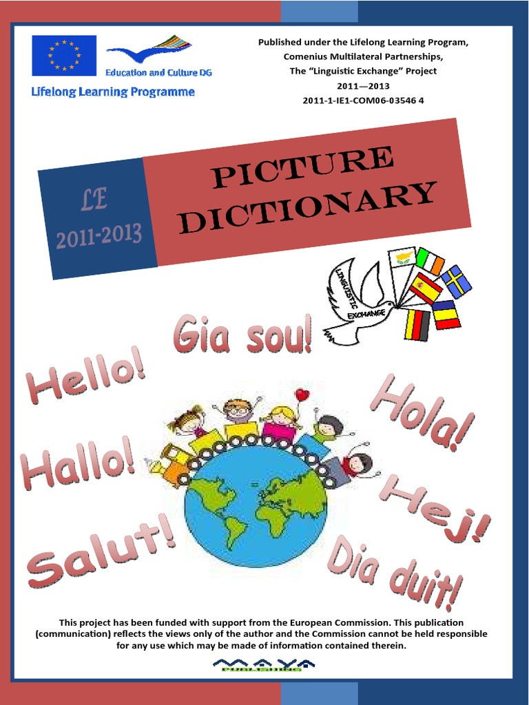 European Languages Picture Dictionary | PDF | Foreign Language Studies