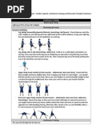 Training Plan Week 4 Monday