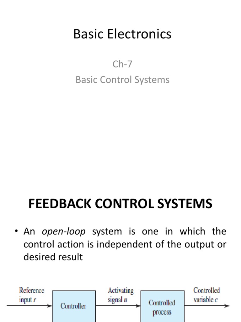 Basic Control System - EC | PDF