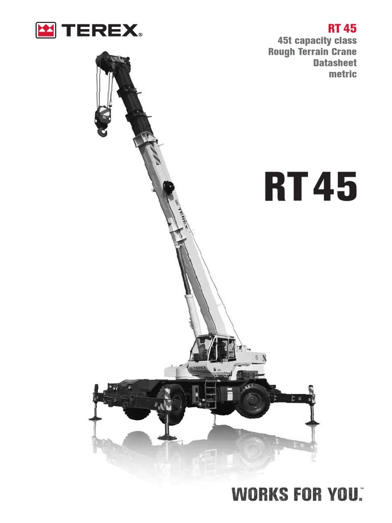 Terex RC45 | PDF | Motor Vehicle | Wheeled Vehicles