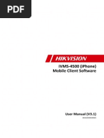 User Manual of IVMS-4500 (Iphone) Mobile Client Software V3.1 - 20130502