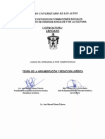 Teoria de La Argumentacion y Redaccion Juridica