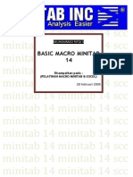 Basic Macro Minitab 14