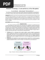 Biometric Technology: A Look and Survey at Face Recogntion: Urvashi Bakshi Rohit Singhal Monika Malhotra