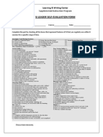 sil selfevaluation form