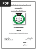 Sustainable Development 