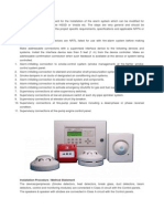 Method of Statement For Addressable Fire Alarm System