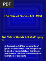 Download Sale of Goods Act1930 by Engineer SN23375401 doc pdf