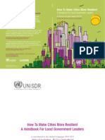 Hand Book on Resilience City by UNISDR
