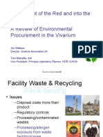 Getting Out of The Red and Into The Green: A Review of Environmental Procurement in The Vivarium