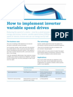 How To Implement Inverter Variable Speed Drives