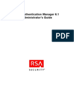 RSA Security Authentication Admin Guide