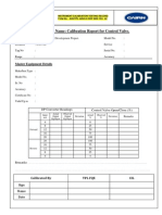 Instrument Calibration Test Report Format