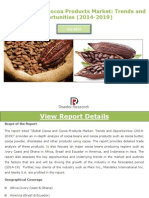 Global Cocoa and Cocoa Products Market: Trends and Opportunities (2014-19) - New Report by Daedal Research