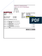 Quote-Invoice Worksheet For 211SC1009