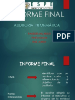 Audiritoria Informatica Modelo de Informe