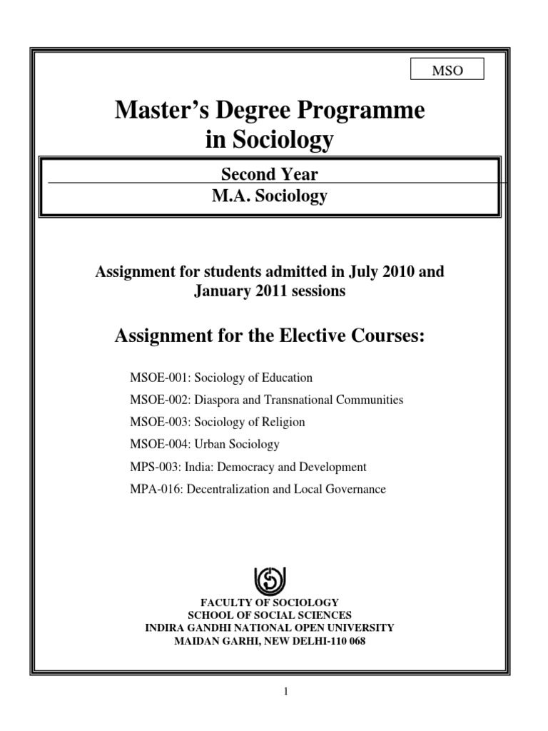 Sociology assignment ideas picture