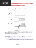 Two Dimensional Electron Gas System (2DEG)