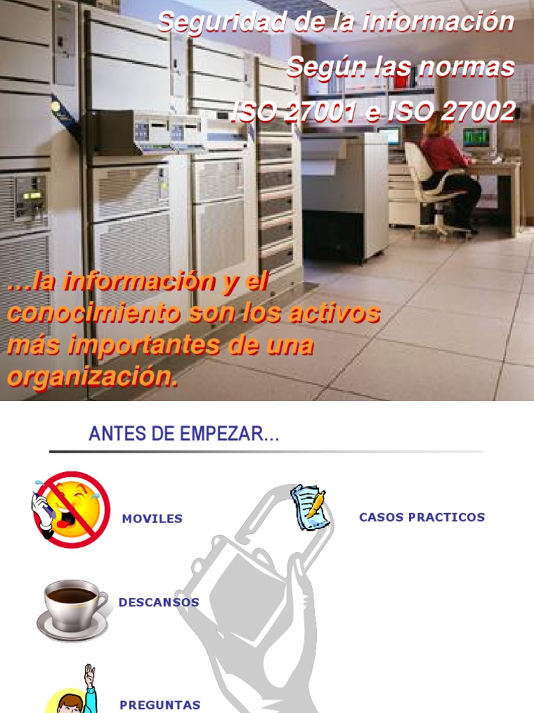 Curso Completo Sgsi Pdf Seguridad De Información Organización