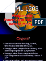 Fonologi dan Fonetik BM